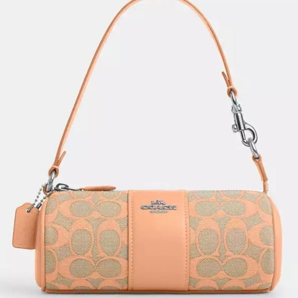 Coach NWT Nolita Barrel Bag In Signature Jacquard